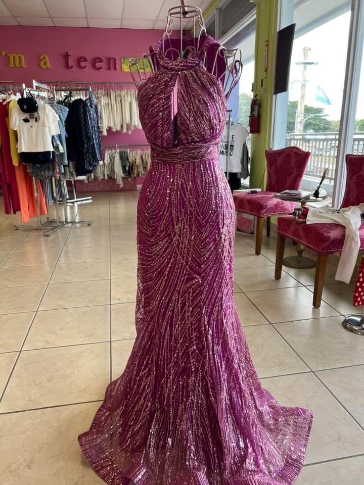 Mermaid purple Dress