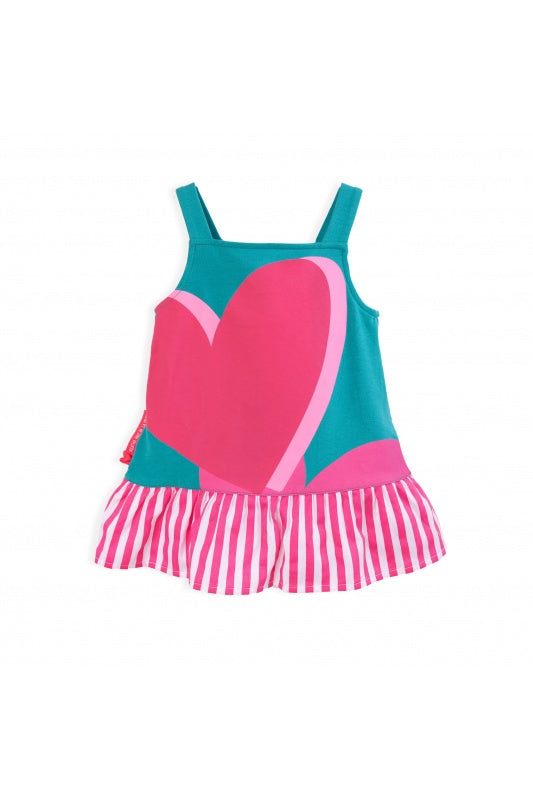 Vestido de tirantes y corazon