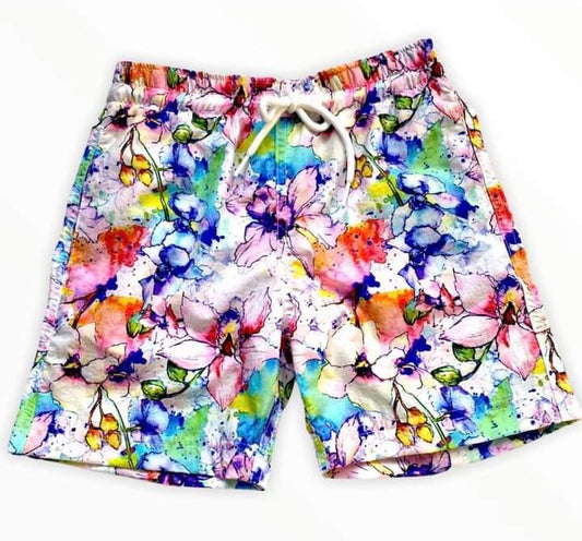 Flowers swimsuit pant